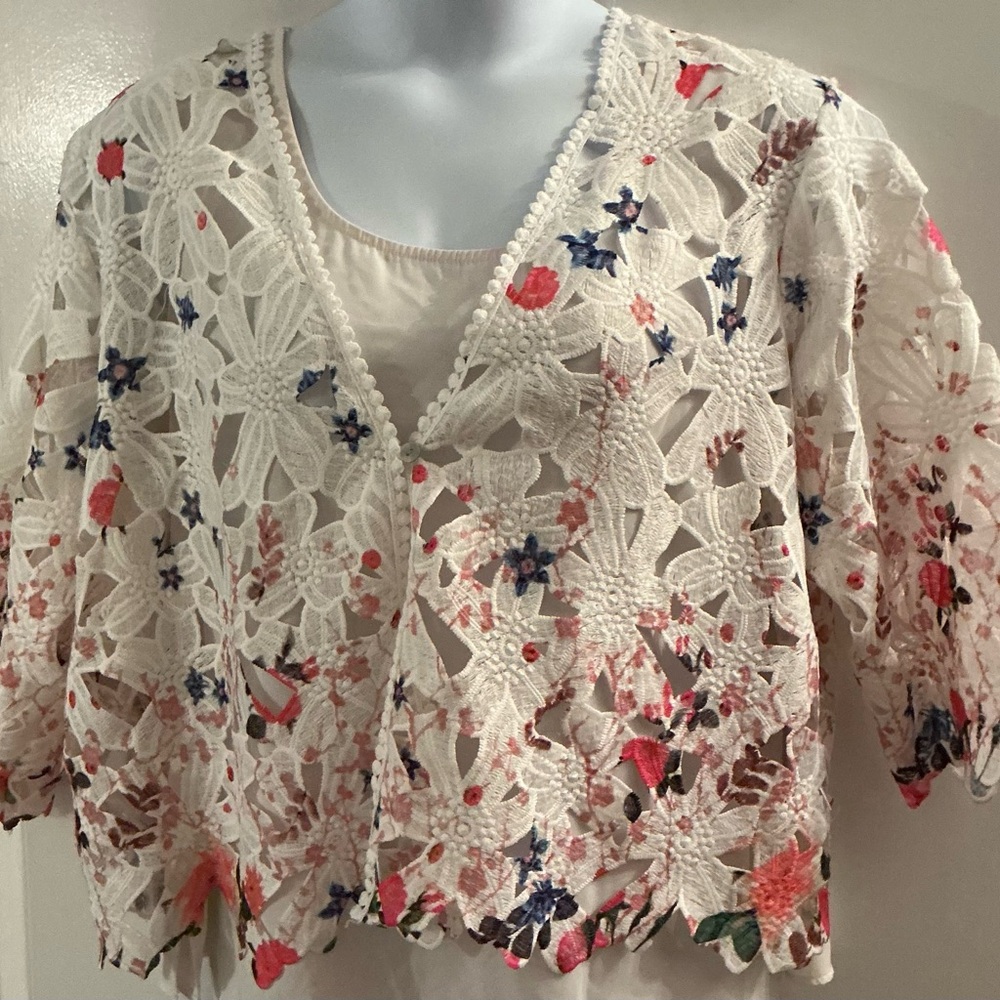 Floral Lace Women Jacket
